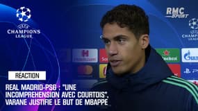 Real Madrid-PSG : "Une incompréhension avec Courtois", Varane revient sur le but de Mbappé