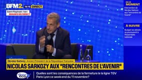 "Le problème des Français est très simple, on ne travaille pas assez” estime Nicolas Sarkozy 