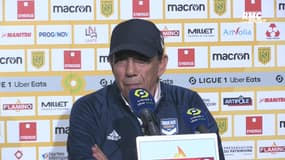 Nantes - Bordeaux : Gasset a vu des joueurs "tétanisés par l’enjeu"