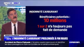 Sur 10 millions de bénéficiaires potentiels de l'indemnité carburant, seul un sur deux a fait une demande