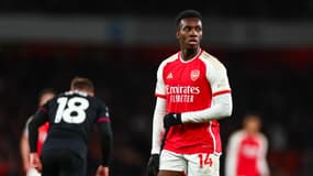 Eddie Nketiah lors du match Arsenal-Luton (2-0, Premier League), le 3 avril 2024