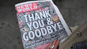 La dernière Une du "News of the World" avant la fermeture du journal, en juillet 2011.
