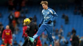 Kevin De Bruyne avant Manchester City-Sheffield United (2-0, Premier League), le 30 décembre 2023