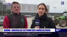 Rhône: de nouvelles actions des agriculteurs