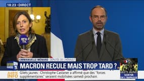 Emmanuelle Ménard: "Édouard Philippe a annoncé des mesures qui ne vont pas aggraver les choses, mais elles ne vont pas aujourd'hui les améliorer"