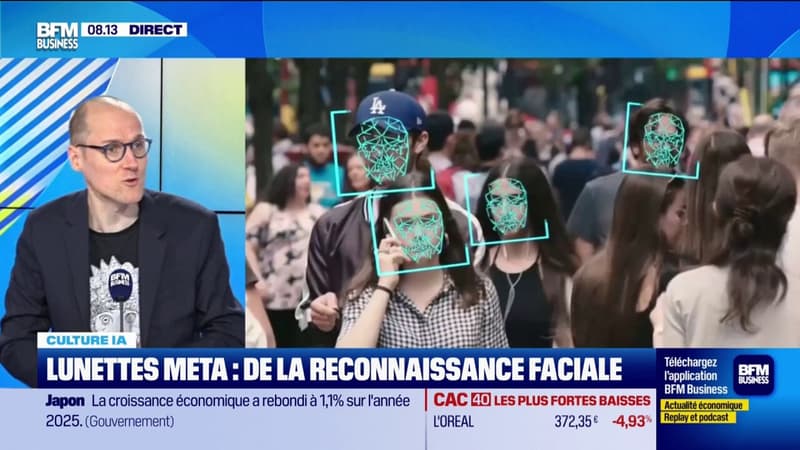 Meta envisagerait d'intégrer la reconnaissance faciale dans ses lunettes