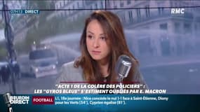 Linda Kebbab, déléguée nationale du syndicat Unité SGP Police FO: "Il faut passer à l'action et nous avons décidé de mettre en place l'Acte I des policiers dès 2019."