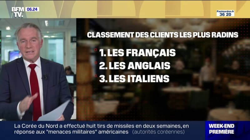 Pourboire: les Français sont les plus radins, selon une étude