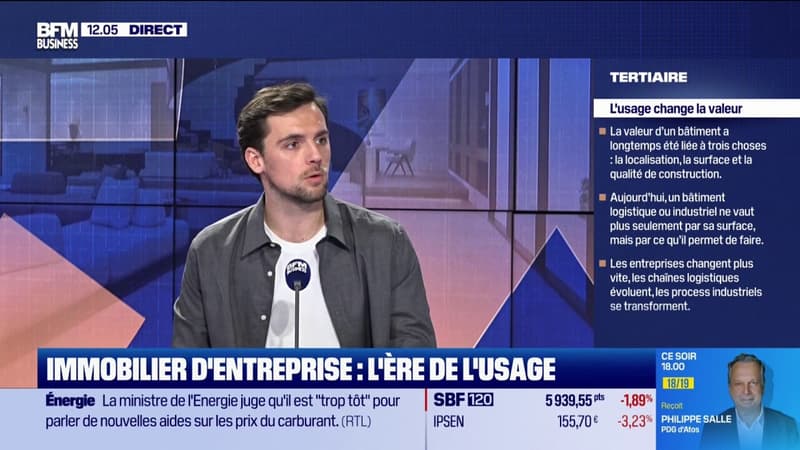 "L’usage est le nouvel indicateur de la valeur réelle d’un actif de bureau"