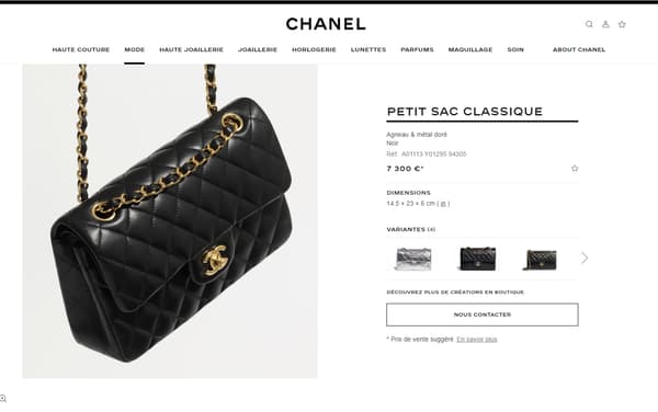 Pourquoi Chanel a augmenté le prix d'un sac de près de 2000 euros en  seulement quelques mois