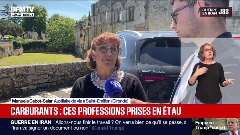 "J'aimerais qu'il regarde réellement notre travail": Manuella, auxiliaire de vie, attend beaucoup des annonces de Sébastien Lecornu sur les aides au carburant