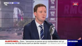 Clément Beaune sur les 45.000 euros d'amende: "Personne ne pense qu'un restaurateur est un criminel, c'est un ultime recours"