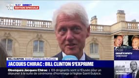 "Il va me manquer, vraiment." L'émotion de Bill Clinton, venu rendre hommage à Jacques Chirac