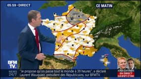 Ciel gris et faibles pluies ce vendredi