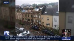 Les premières images des dégâts causés par la tornade qui s'est abattue en Meurthe-et-Moselle et au Luxembourg