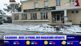 Calvados: les commerces désertés en raison du froid