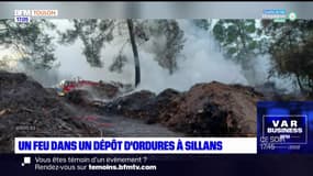 Var: un incendie s'est déclaré dans une déchetterie de Sillans-la-Cascade