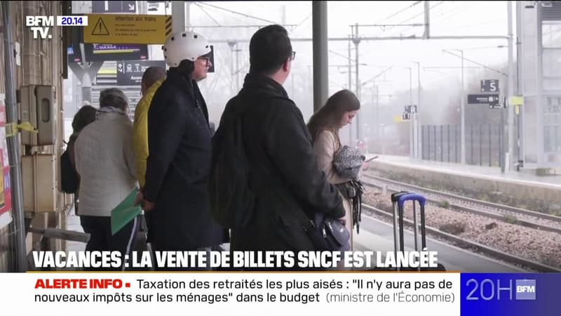 Vacances: la vente des billets SNCF est lancée