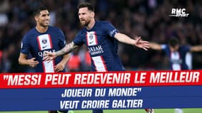 PSG 2-1 Nice : "Messi peut redevenir le meilleur joueur du monde" s'enthousiasme Galtier