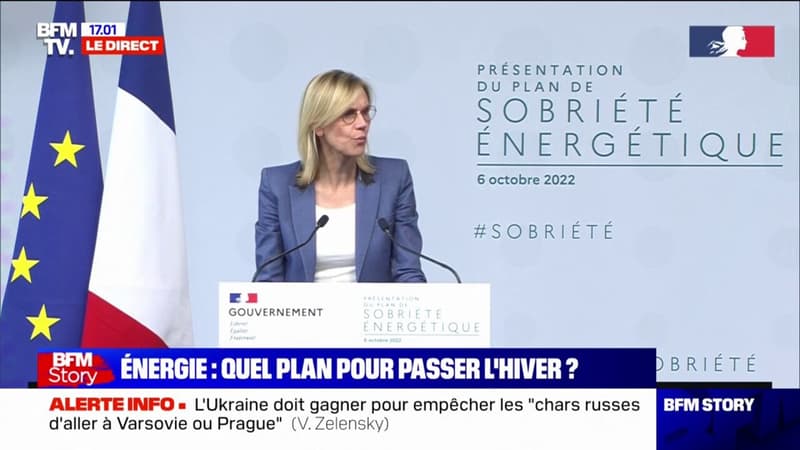 Agnès Pannier-Runacher sur la sobriété énergétique: 