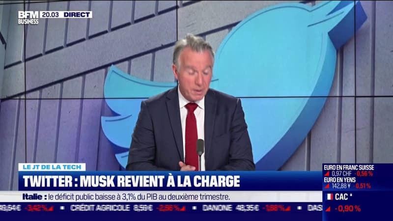 Twitter : Elon Musk revient à la charge