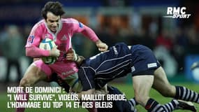 Mort de Dominici : "I will survive", vidéos, maillot brodé, l'hommage du Top 14 et des Bleus