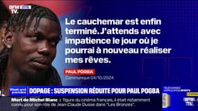 "Le cauchemar est terminé": Pogba bientôt de retour sur les terrains après la réduction de sa suspension pour dopage