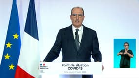 Le Premier ministre Jean Castex lors d'une conférence de presse à Matignon le 27 août 2020