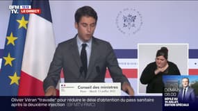 Gabriel Attal sur la quatrième vague:  "Ce n'est plus un risque, c'est une réalité"