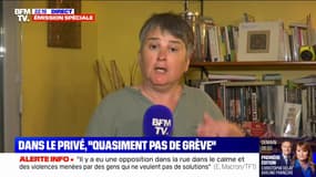 Réception des syndicats à Matignon: "La première des exigences sera le retrait de la réforme des retraites" affirme Céline Verzeletti (CGT)