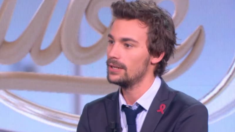 Bertrand Chameroy sur le plateau du "Tube" de Canal+