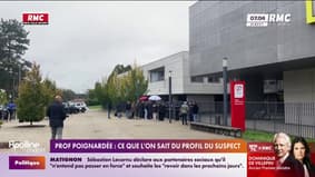 Prof poignardée : ce que l'on sait du profil du suspect