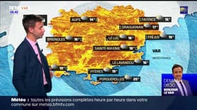 Météo Var: des nuages dans la matinée puis des orages dans l'après-midi, 26°C à Hyères