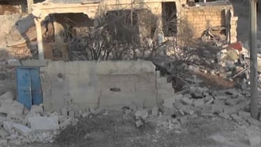 Vue de Marea, une des villes syriennes près de la frontière turque, et vers laquelle se dirige Daesh.