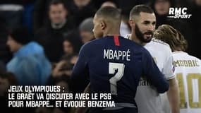 Jeux Olympiques : Le Graët va discuter avec le PSG pour Mbappé... et évoque Benzema