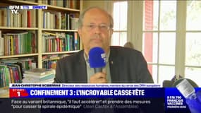 Télétravail: pour Jean-Christophe Sciberras, il faut faire attention aux "risques psychosociaux"