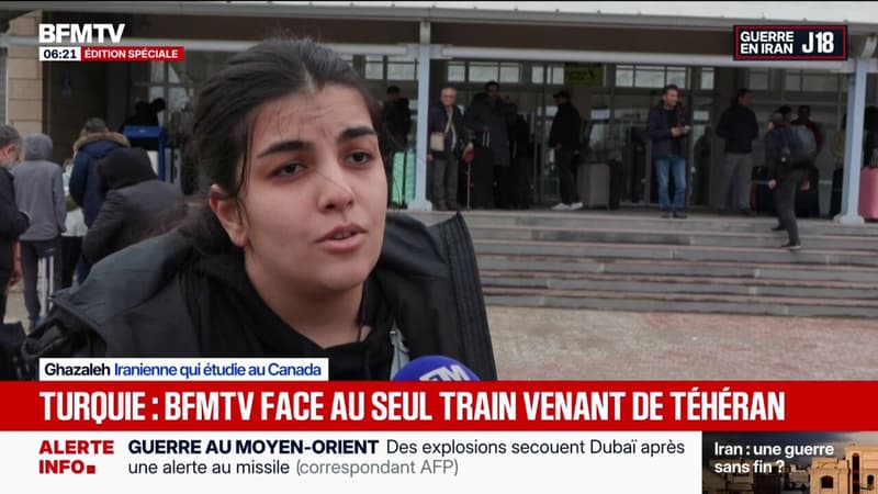 Guerre au Moyen-Orient: en Turquie, ce train est le seul venant de Téhéran