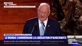 Commémoration de la libération d'Auschwitz: "1 600 000 être humains sont passés par Auschwitz", rappelle Reuven Rivlin