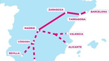 Les futures liaisons de Ouigo en Espagne Les futures liaisons de Ouigo en Espagne