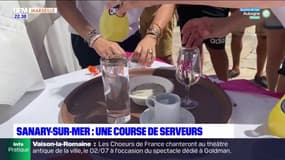 Sanary-sur-Mer: une course entre serveurs 