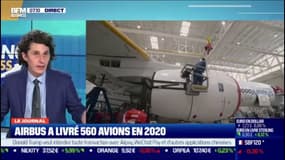 À cause de la crise du coronavirus, Airbus n'a livré que 560 avions en 2020 contre 863 en 2019 