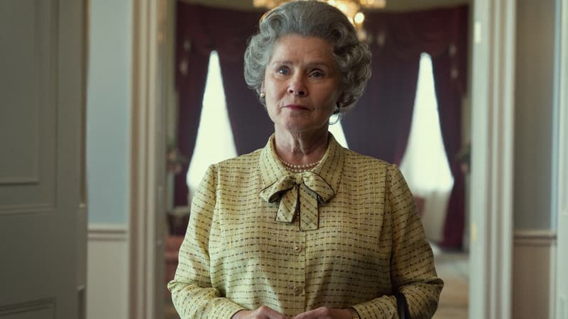 Imelda Staunton dans le rôle de la reine dans "The Crown"