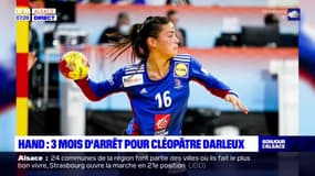 Handball: trois mois d'arrêt pour Cléopâtre Darleux