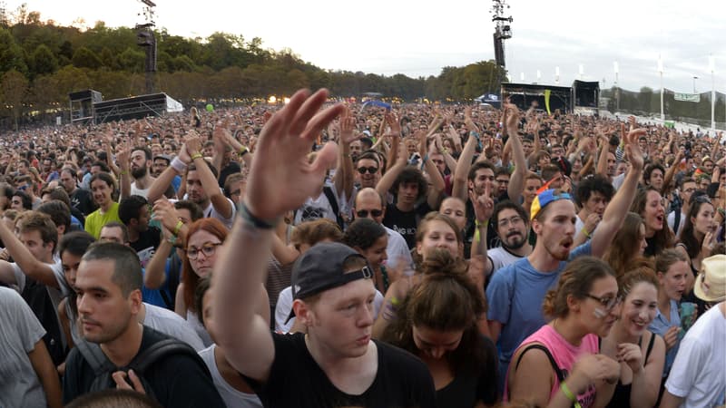 Rock en Seine au parc de Saint-Cloud en août 2015.