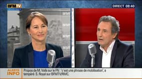 Ségolène Royal face à Jean-Jacques Bourdin en direct