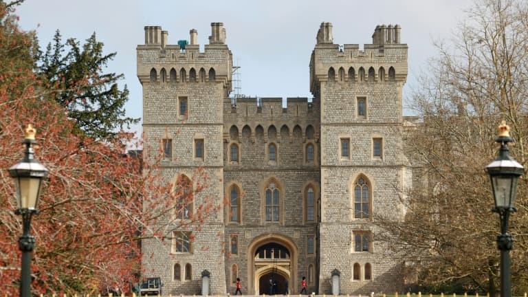 Le château de Windsor, le 16 avril 2021