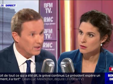 Nicolas Dupont-Aignan face à Apolline de Malherbe en direct - 23/12