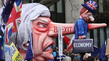 Manifestation historique contre le Brexit à Londres, ce samedi 23 mars.