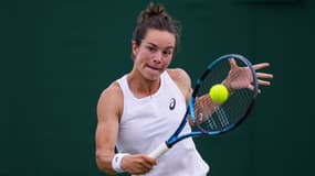 Loïs Boisson lors des qualifications de Wimbledon, le 24 juin 2025
