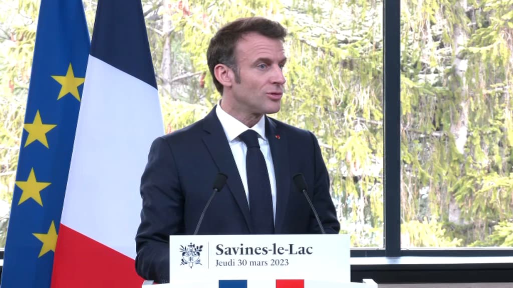 Sécheresse: Macron redoute "des situations de grand stress" cet été dans certaines communes